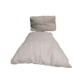 Párnaszett bézs színű, vászonból