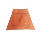 Párnaszett narancssárga színű, vászonból