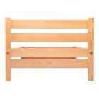 Egyszemélyes ágy, bükk, ágyráccsal, 90 x 200 cm, lenolajjal kezelve