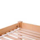 Egyszemélyes ágy, bükk, ágyráccsal, 90 x 200 cm, lenolajjal kezelve