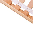 Egyszemélyes ágy, bükk, ágyráccsal, 90 x 200 cm, lenolajjal kezelve