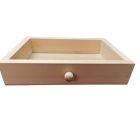 Ládika 28 x 20 x 5,5 cm fogantyú gombbal