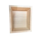 Ládika 24 x 20 x 10 cm, piros fogantyú gombbal