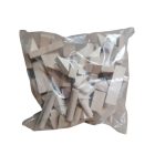 Ömlesztett fa idomok, vegyesen 2 kg-os kiszerelésben