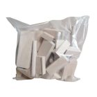 Ömlesztett fa idomok, vegyesen 2 kg-os kiszerelésben