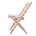 Összecsukható karfa nélküli szék, hárs, kezeletlen natúr