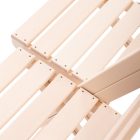 Összecsukható karfa nélküli szék, hárs, kezeletlen natúr