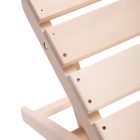 Összecsukható karfa nélküli szék, hárs, kezeletlen natúr