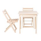 Összecsukható karfa nélküli szék, hárs, kezeletlen natúr