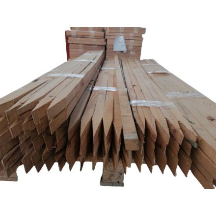Jelölőkaró, karó 3 x 3 x 120-cm hosszú, bükk